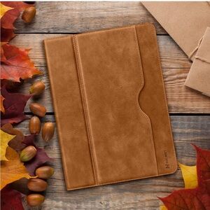 H HOLIMET Case iPad Tablet Case Brown